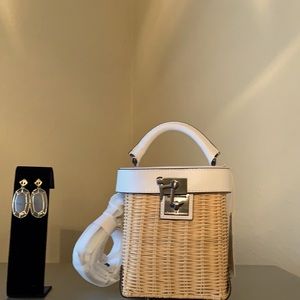 Etienne Aigner wicker handbag